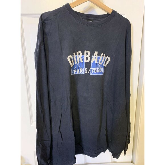 Marithe Francois Girbaud Vintage‎ 90’s Jersey Men’s Sz L Blue - Picture 4 of 6